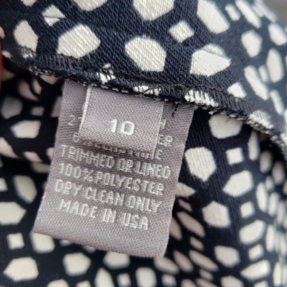 LELA ROSE Micro Check Flared A Line Dress - Picture 3 of 4